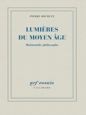 cover image of Lumières du Moyen Âge. Maïmonide philosophe
